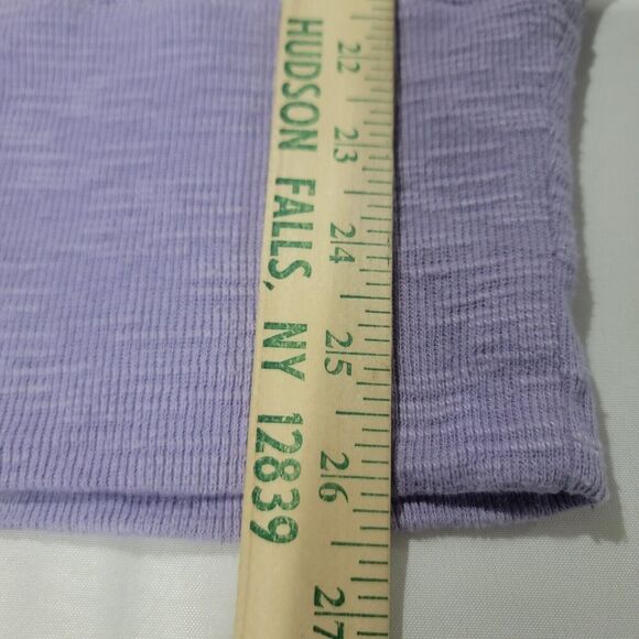 We The Free People Top Small Palisades Off Shoulder Purple Relaxed Dolman - Picture 11 of 14